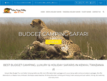Tablet Screenshot of kenyaholidaysafari.com